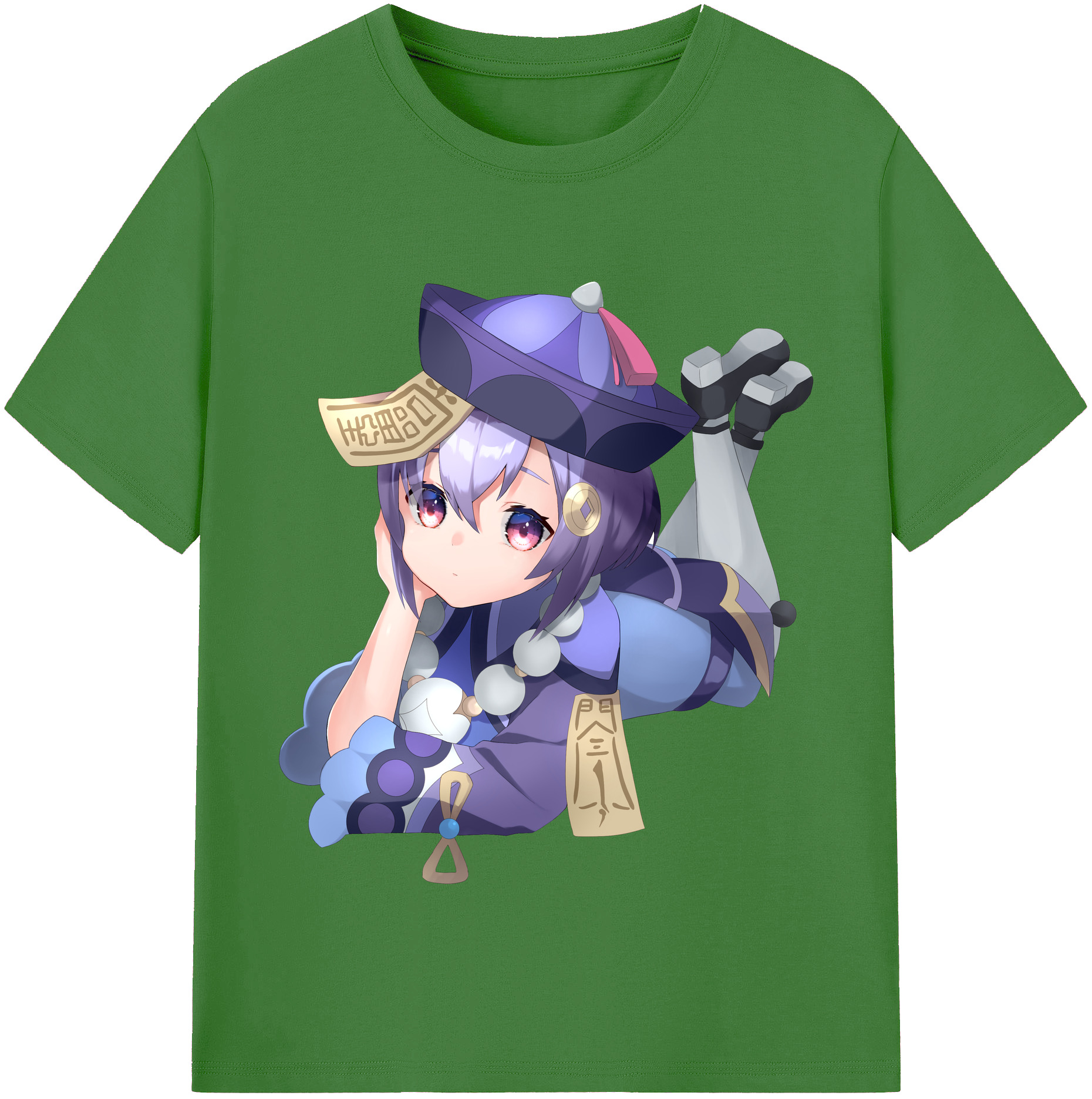 げんし神 七七 なな  genshin Nana レディースカジュアルプリントTシャツ（綿100％）